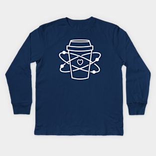 Atomic Elements Coffee and Science Kids Long Sleeve T-Shirt